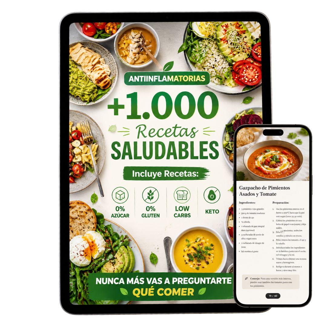 Cocina Sin Inflamación +1.000 Recetas Saludables