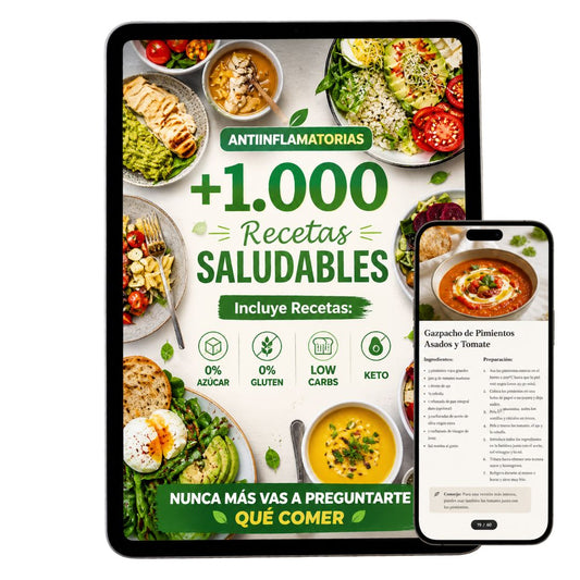 Cocina Sin Inflamación +1.000 Recetas Saludables